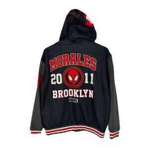 Marvel Spider-Man Miles Morales Varsity Zip Hoodie - Boys Size 14/16